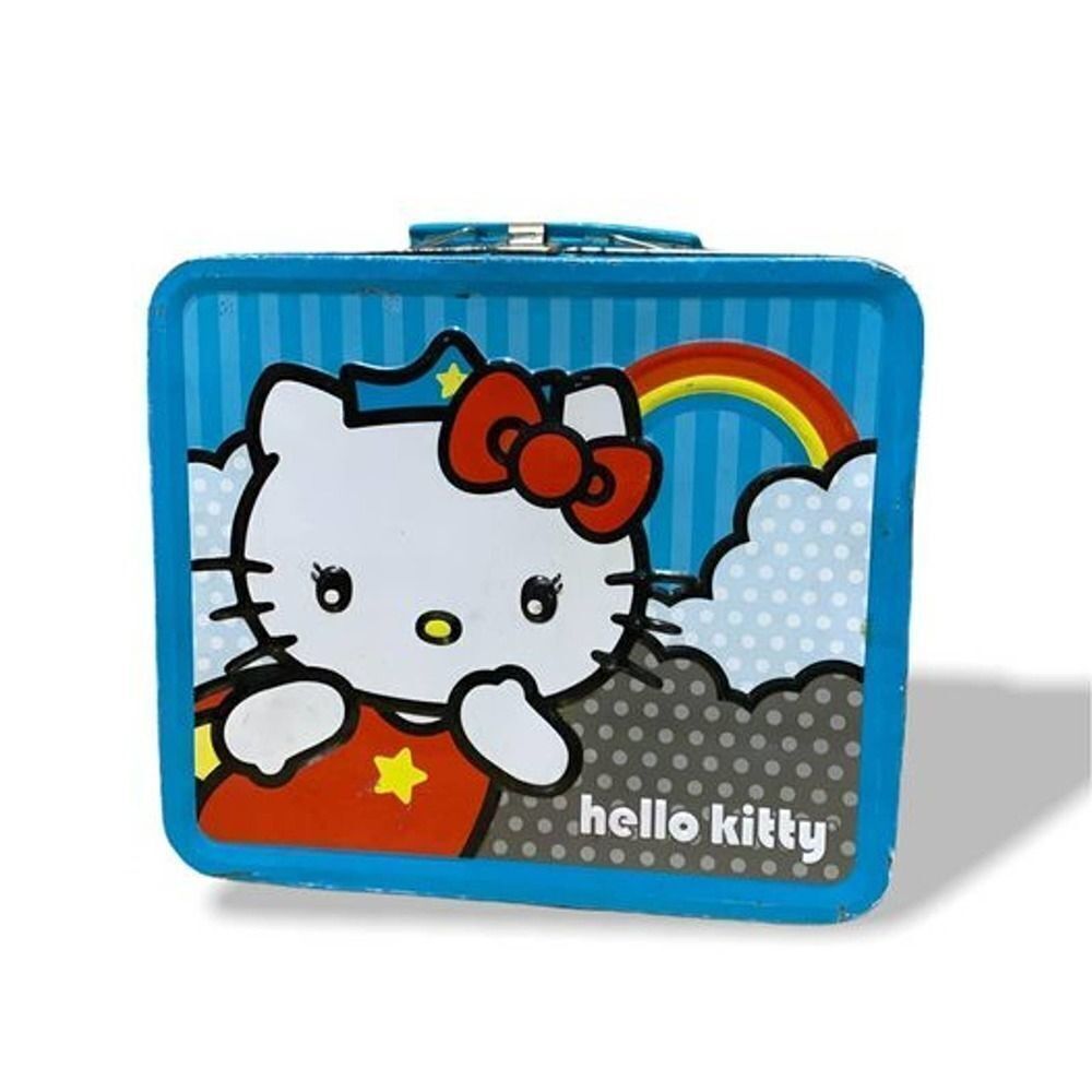 Hello Kitty Loungefly Tin Box 8x7x4”